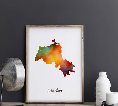 Kurdistan Wandbild